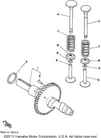 Camshaft - Valve