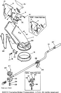 Chute Control Lever