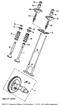 Camshaft - Valve 1
