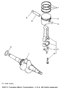Crankshaft - Piston (Yp30g)