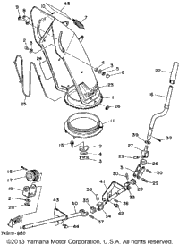 Chute Control Lever