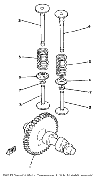 Camshaft - Valve