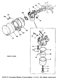 Air Filter - Carburetor (Yp20ga)