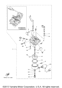 Carburetor 2 Ef6600de Yg6600d