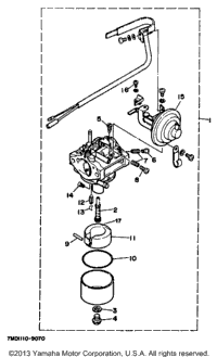 Carburetor Yg600de
