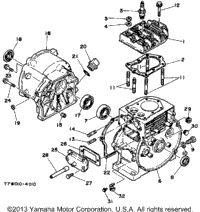 Crankcase - Cylinder (800101~)
