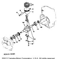 Crankshaft - Piston (Yp20g)