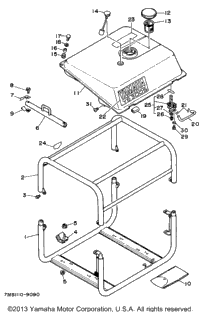 Frame - Fuel Tank