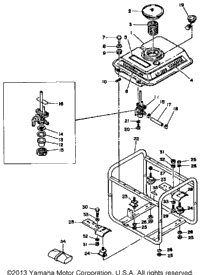 Fuel Tank Frame Ef1200