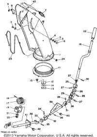 Chute Control Lever
