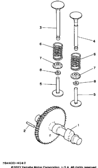 Camshaft Valve Yp20t