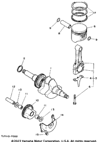 Crankshaft Piston Yp40t