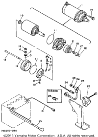 Starting Motor Yg650de