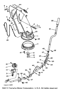 Chute Control Lever