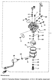 Carburetor 4 Yg6600dx Manual Choke