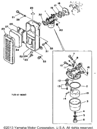 Air Cleaner - Carburetor (800101~)