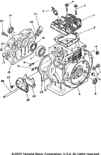 Cylinder Crankcase Yp30t