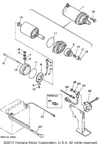 Starting Motor Yg600de