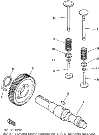 Camshaft - Valve