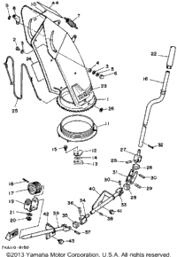 Chute Control Lever