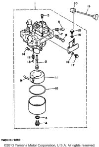Carburetor Yg500d