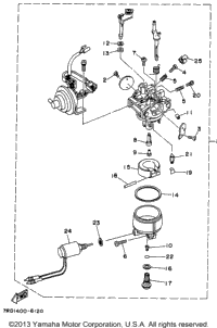 Carburetor 2 Ef Yg6600dex Auto Choke