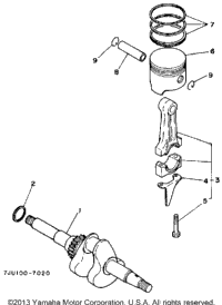 Crankshaft - Piston (Yp20ga)
