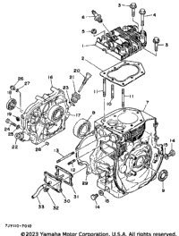 Cylinder Crankcase Yp40t