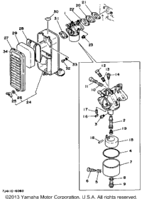 Carburetor - Air Cleaner (800101~)