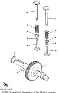 Camshaft - Valve