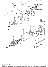 Starting Motor (Ef3800e)