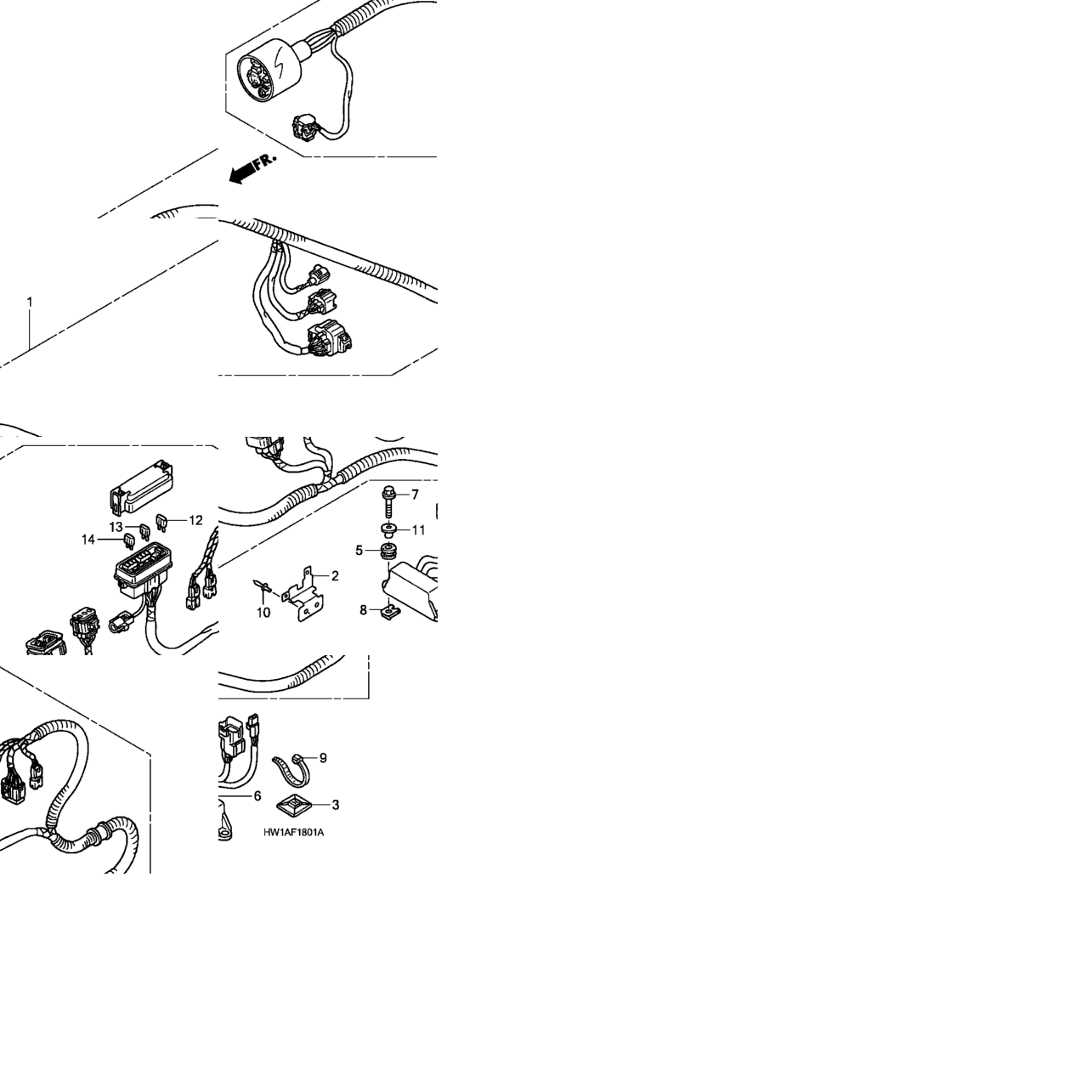 WIRE HARNESS (FRAME)
