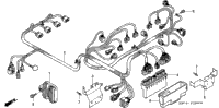WIRE HARNESS (ENGINE) ('02-'03)