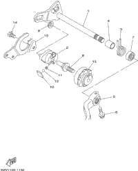 Shift Shaft Yz125