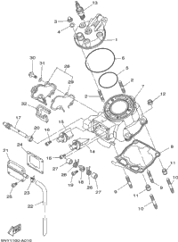 Cylinder Head Yz125psk