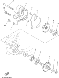 Water Pump Yz125