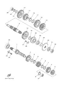 Transmission Yz125rsk