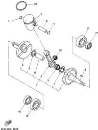 Crankshaft - Piston (Yz80h)