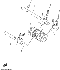 Shift Cam Fork Yz85
