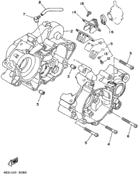 Crankcase (Yz80h)