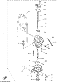 Carburetor Yz85