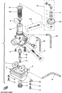 Carburetor (Yz80h)