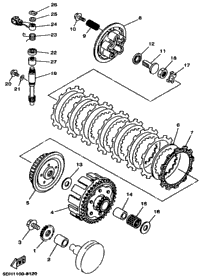Clutch Yz125-Sk