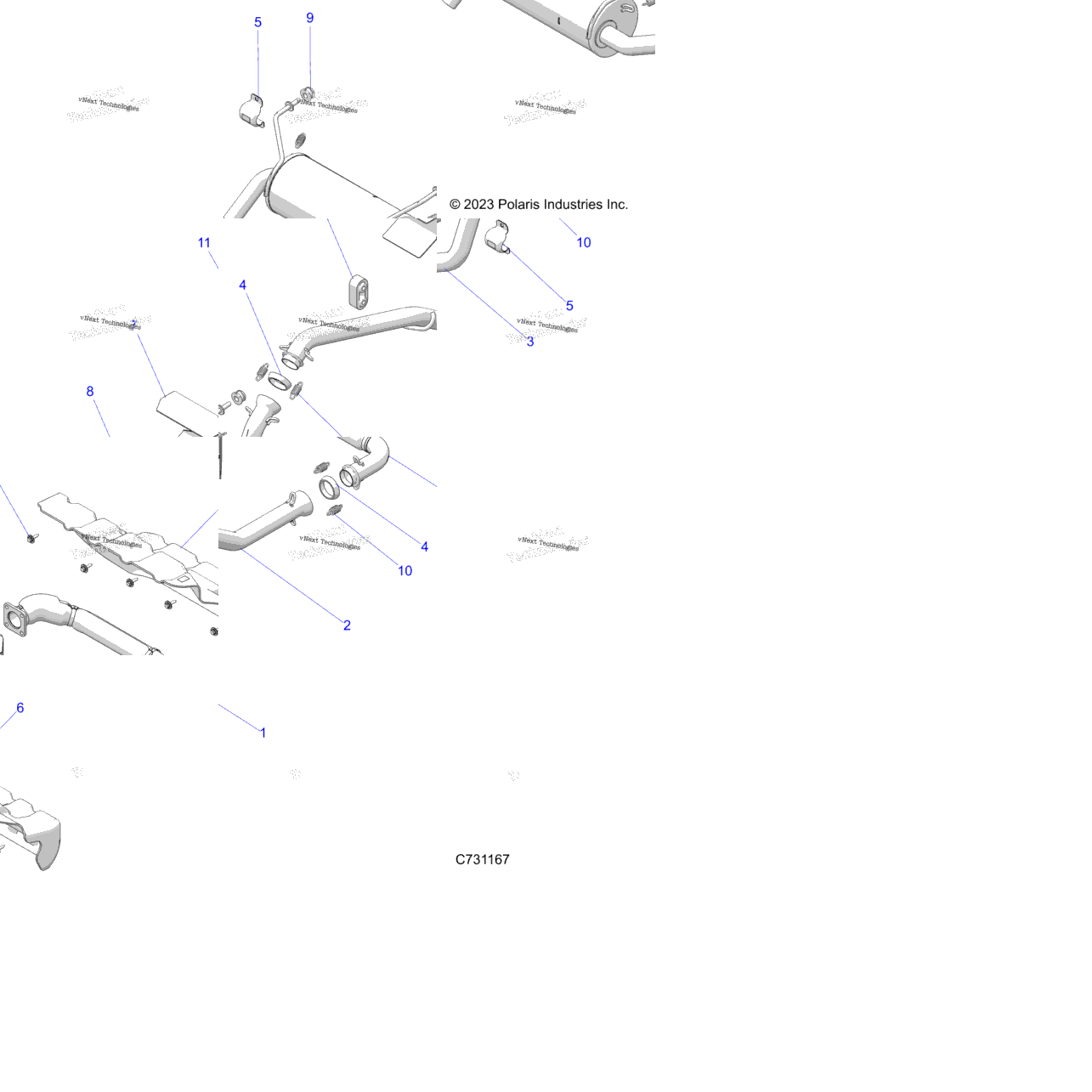 Engine, Exhaust System