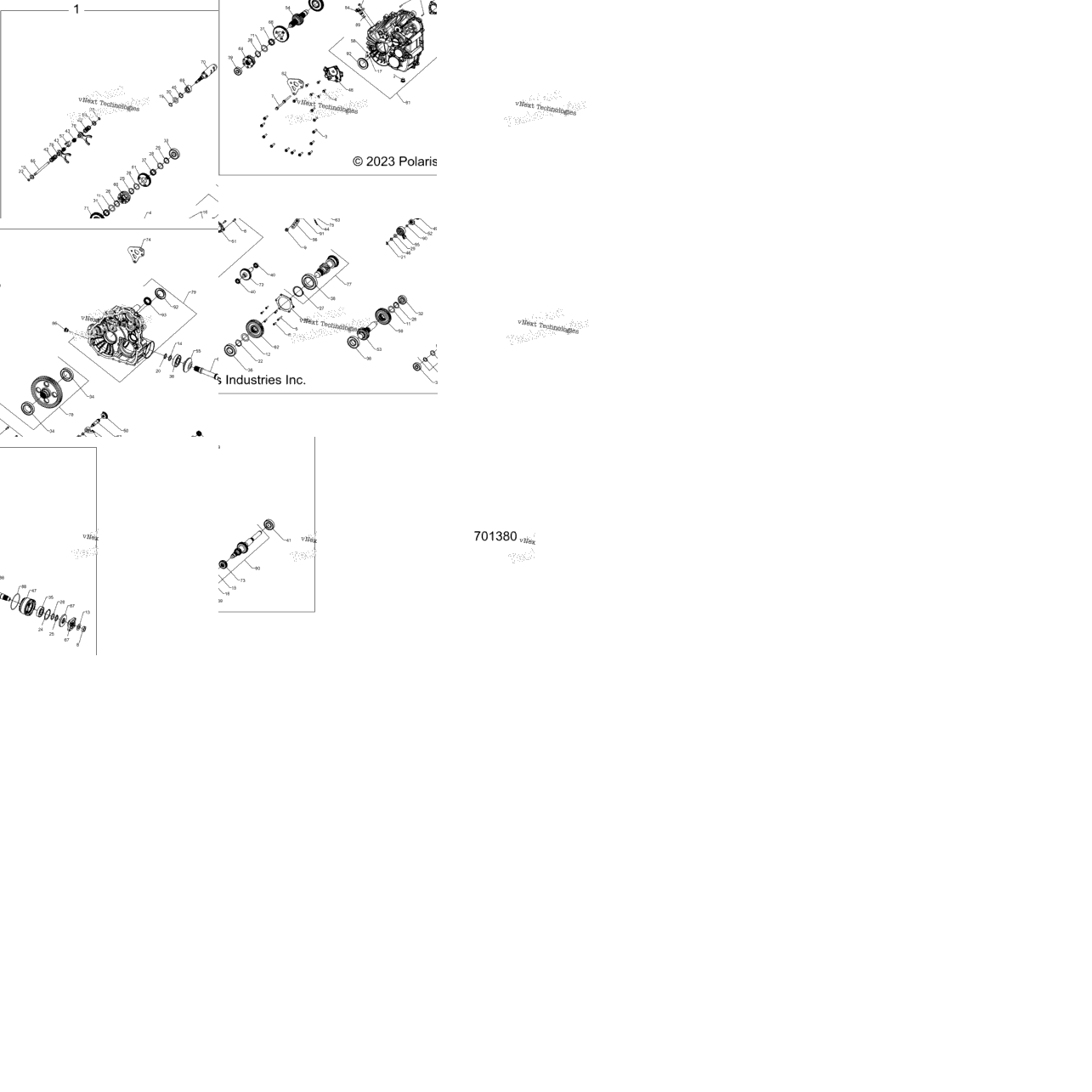 Drive Train, Main Gearcase Internals 1333663