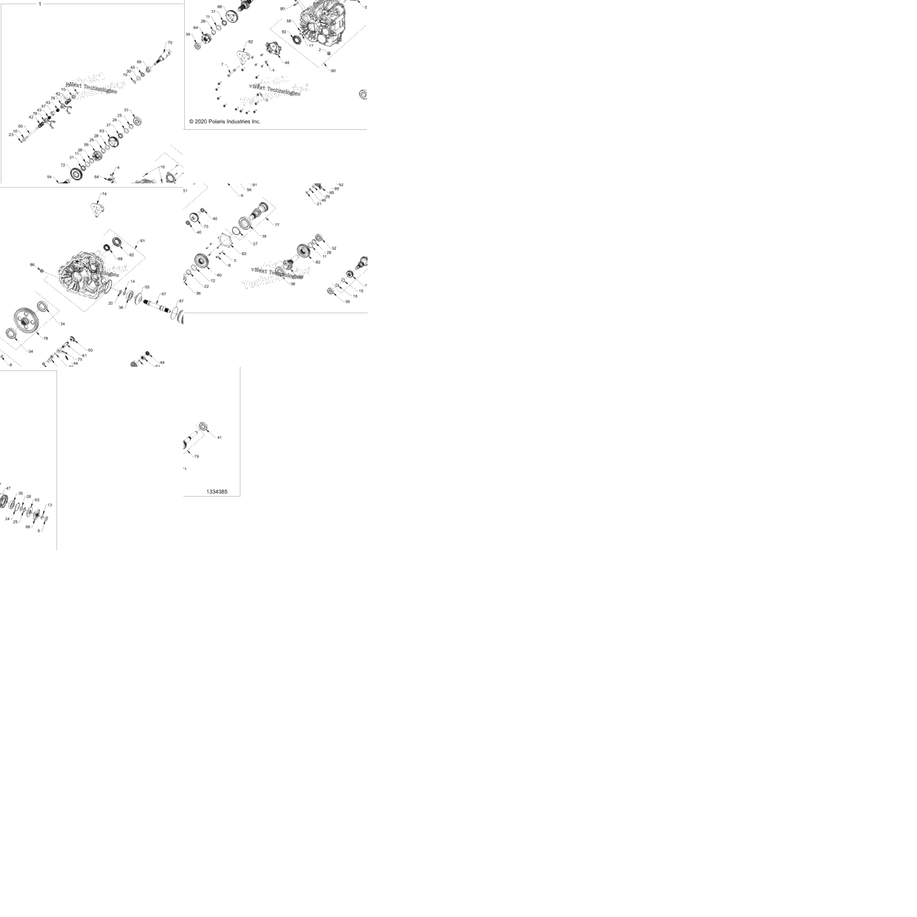Drive Train, Main Gearcase Internals (1334385)