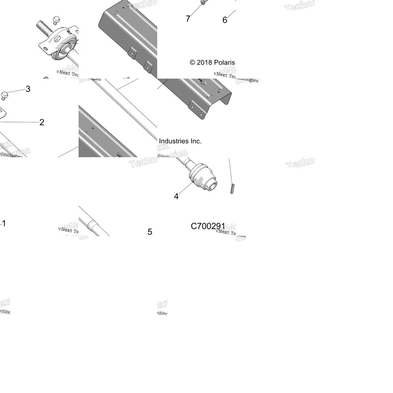 Drive Train, Front Prop Shaft