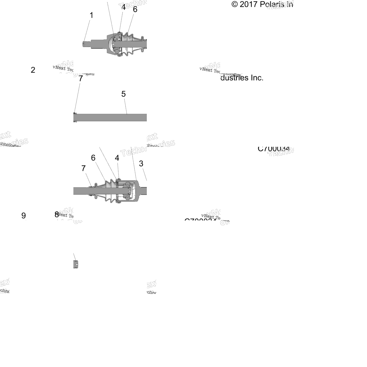 Drive Train, Front Half Shaft