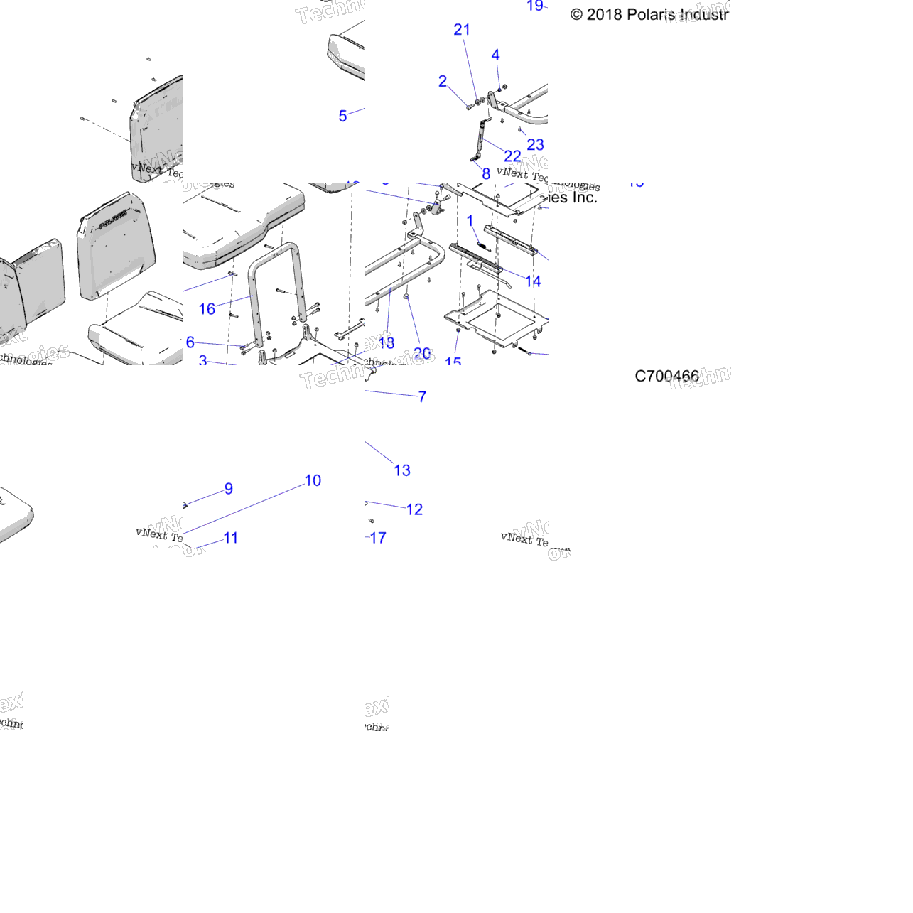 Body, Seat Base And Slider