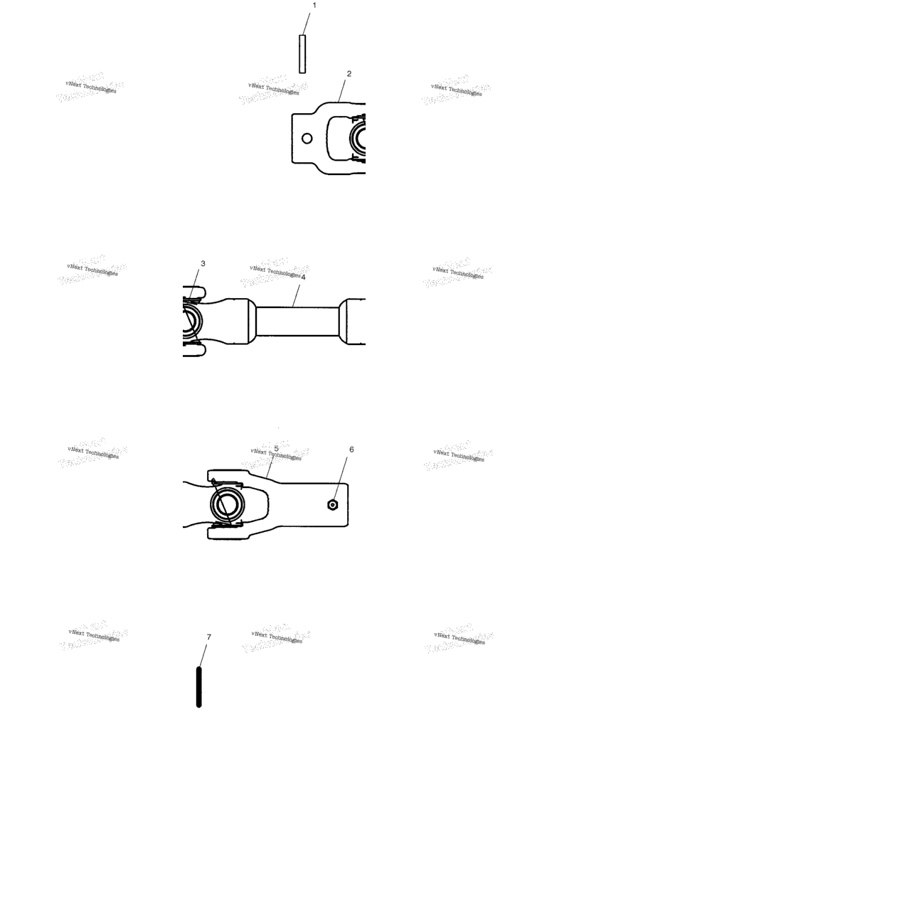 Rear Prop Shaft